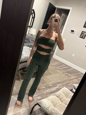 NWT Superdown Medium green jumpsuit